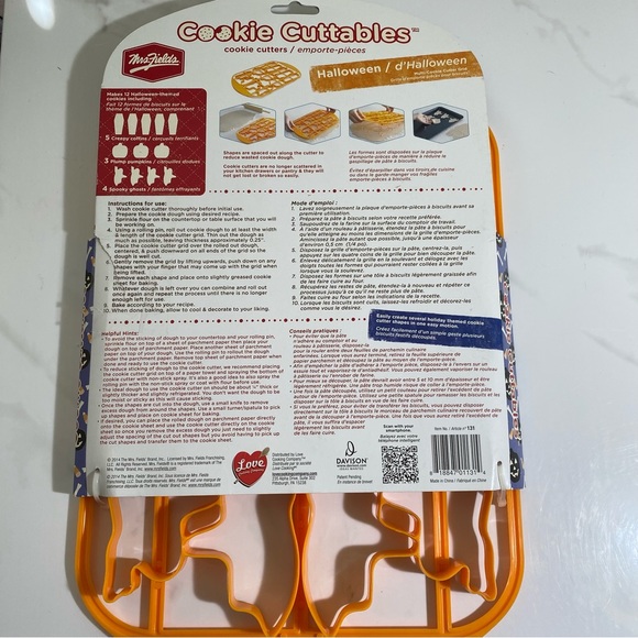 Mrs Fields Cookie Cuttables Halloween Theme Plastic Tray - Picture 7 of 11